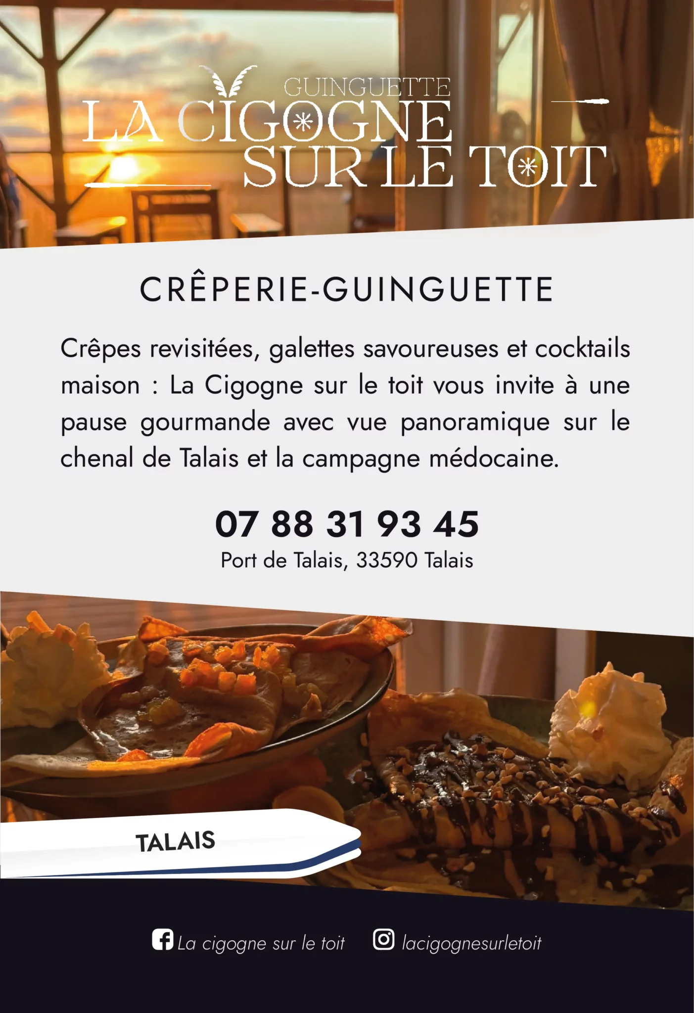 LA CIGOGNE SUR LE TOIT