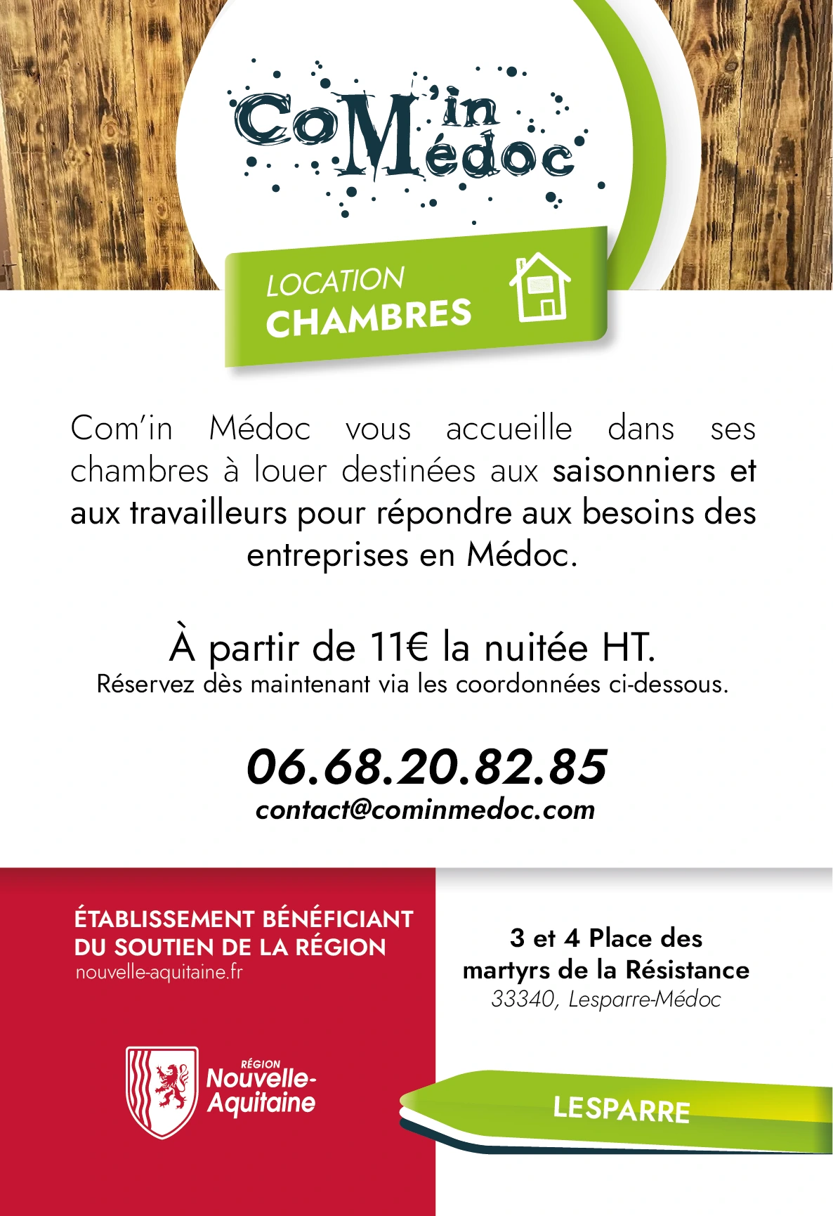 LOCATION CHAMBRES