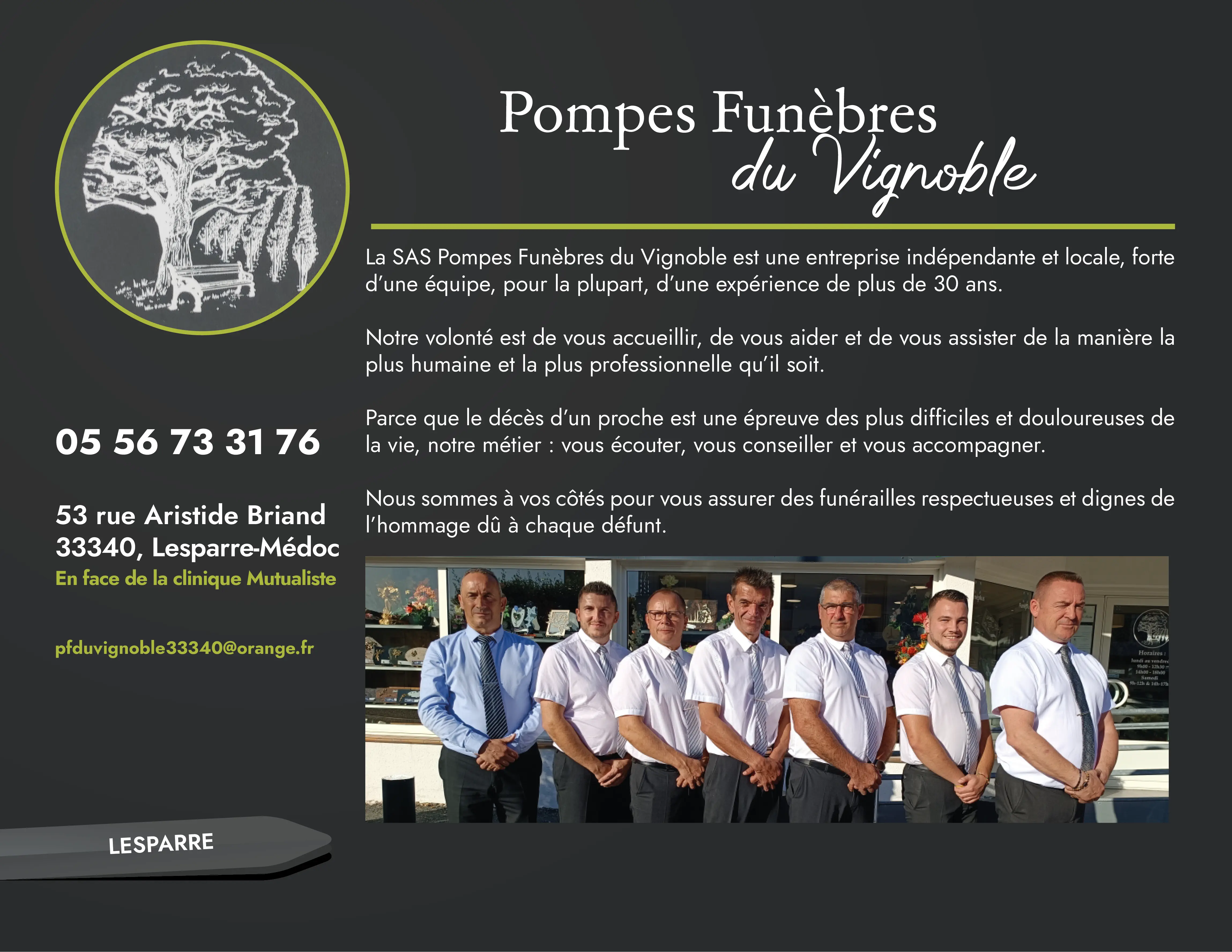 POMPES FUNEBRES DU VIGNOBLE